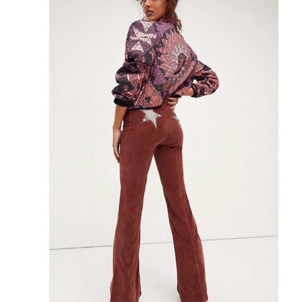 Free People Firecracker Corduroy Flared Jeans. 29